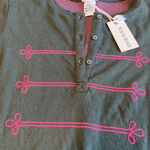 Diesel big girls tesafin long sleeve size medium - Picture 2 of 12